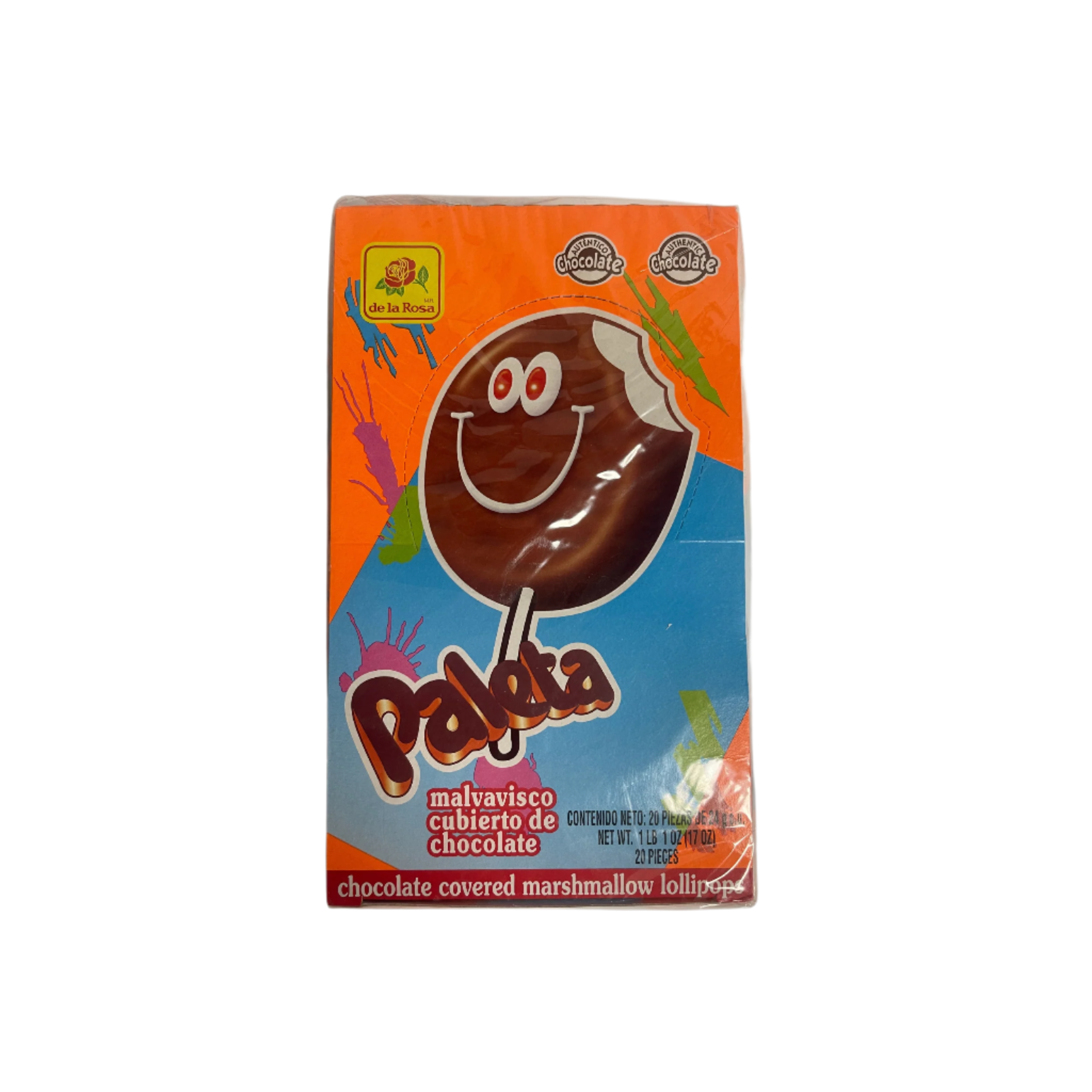marshmallow covered in chocolate lollipop